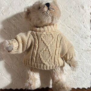 Boyd’s bear Cream Knit Sweater Teddy Bear